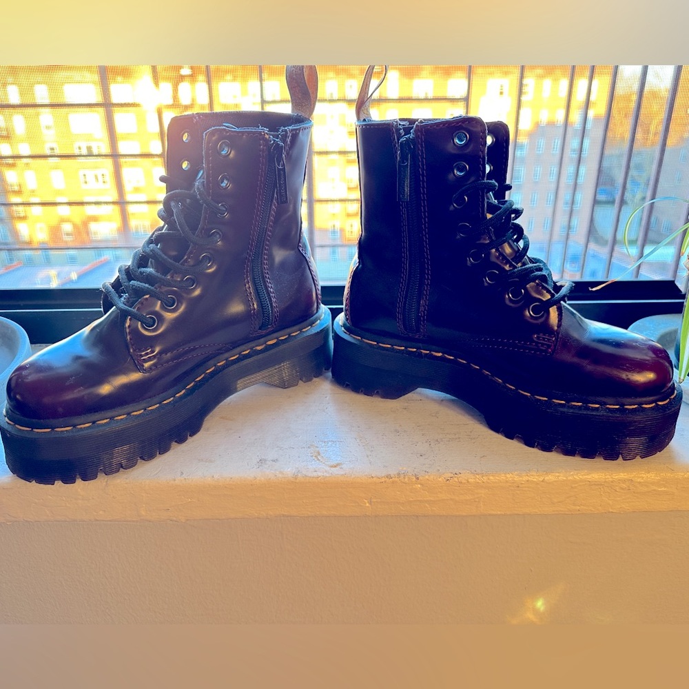 Doc Marten Jadon II Vegan Platform Zip Boots